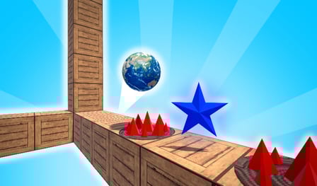 Palla e blocchi 3D