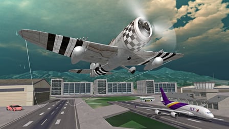 Airplane Free Fly Simulator