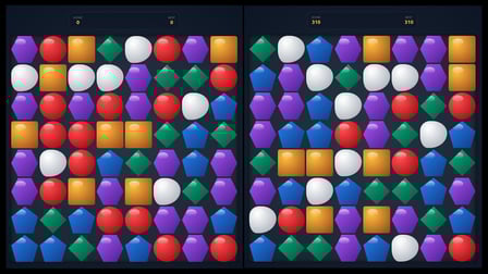 Glow Gem Puzzle: Match three - Screenshot 1