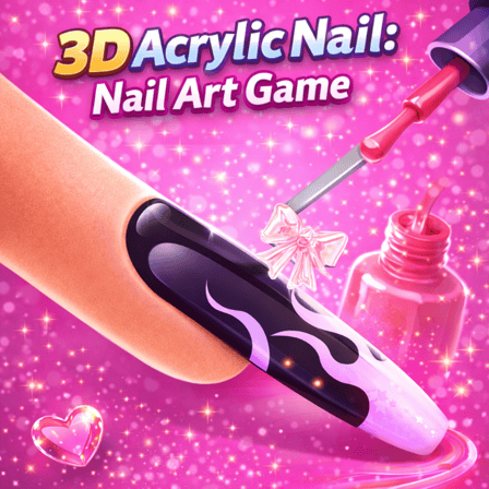 3D Acrylic Nail: Nail Art Game