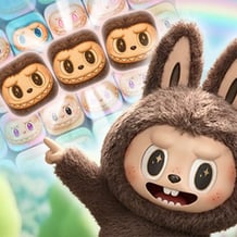 Labubu Faces in a Row