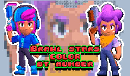 Brawl stars color by number