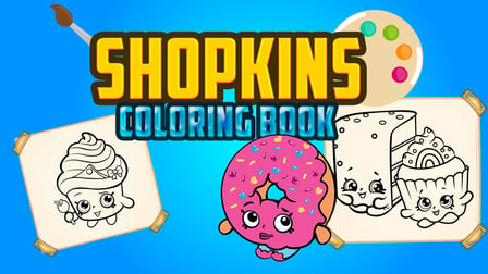 Shopkins Coloring Book