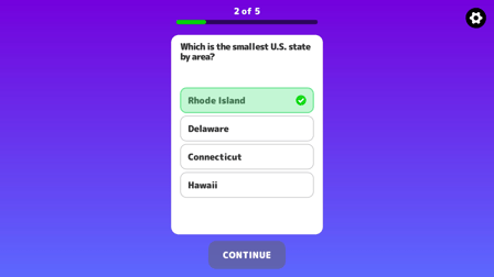 50 States Quiz - Screenshot 2