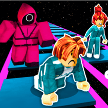 Obby Glass Bridge: Squid Game