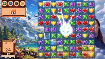 Match 3: Treasures of Zeus - Screenshot 3