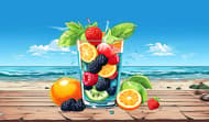 Connect the balls: Fruit mix