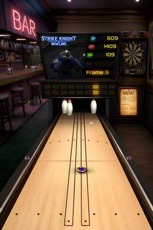 Strike Knight Bowling - Screenshot 1