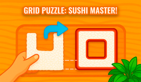 GRID Puzzle: Sushi Master!