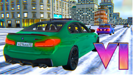 BMW M5 CS Winter Drift