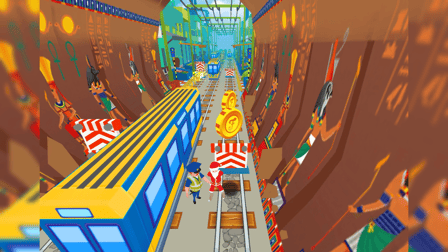 Xmas Santa Surfer Running Game - Screenshot 4