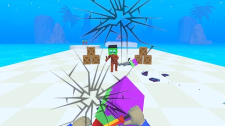 Nubik is a knife thrower against zombies - Screenshot 2