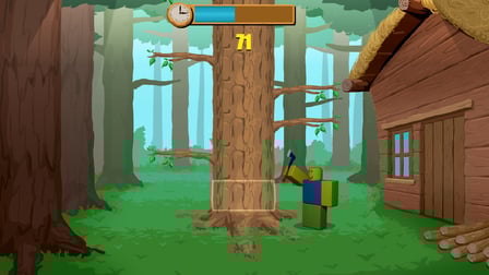Obby: The Woodcutter! - Screenshot 2