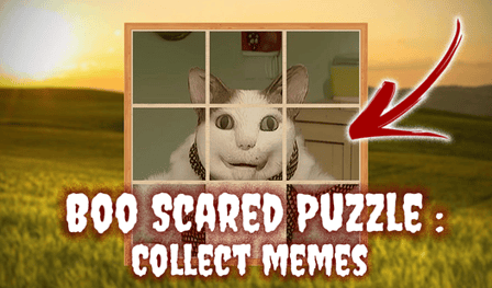 Boo Scared Puzzle: Collect memes