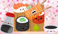 Sushi Fusion Frenzy Merge