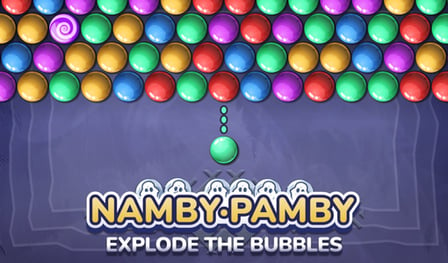 Namby-Pamby Explode the bubbles