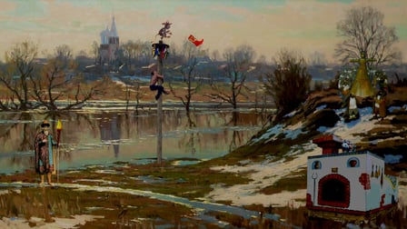 Russ save Maslenitsa from Lizards - Screenshot 2