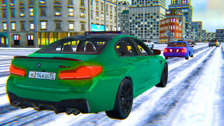 BMW M5 CS Winter Drift - Screenshot 1