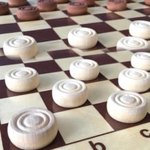 Real Russian checkers