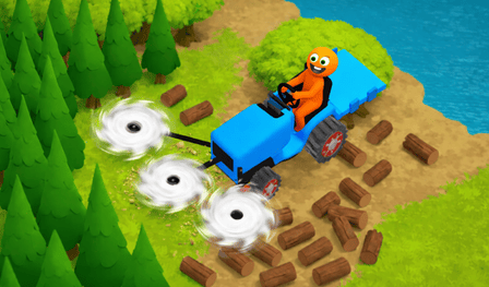 Crazy Lumberjack: Cut Them All