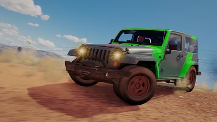 4X4 Jeep Impossible Track Driving Game