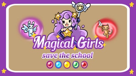 Magical girl Save the school