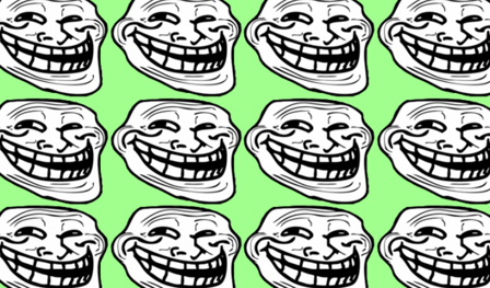 Find the sad trollface