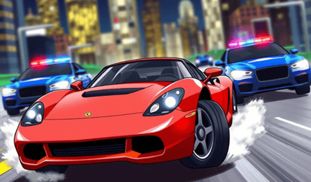 Police Chase: Cool drift