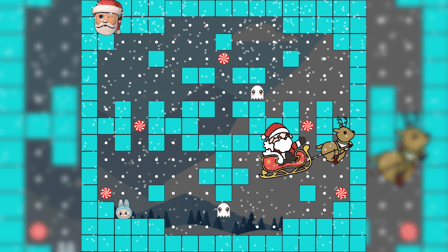 Winter Labubu Pacman Adventure  - Screenshot 3