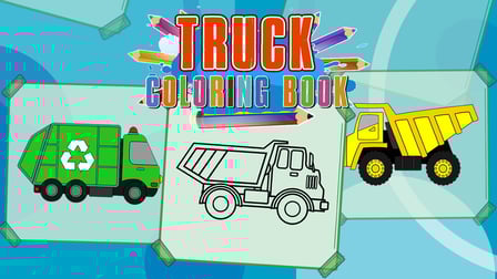 Truck Coloring Book