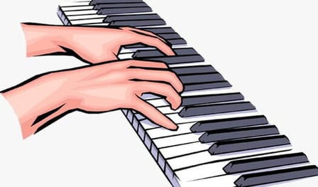 Play your melody on the piano!