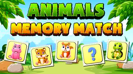 Animals Memory Match