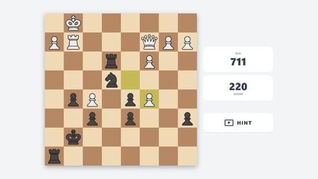 Chess puzzles: find the best move - Screenshot 2