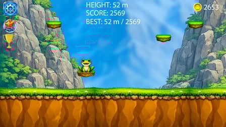 Jump Up! Frog - Screenshot 1