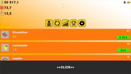 Millionaire Clicker: Money Tycoon - Screenshot 1