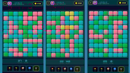 Neon cascade - Screenshot 1