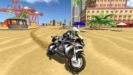 Motorbike Simulator Stunt Racing