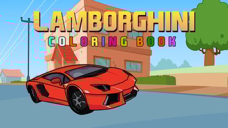 Lamborghini Coloring Book
