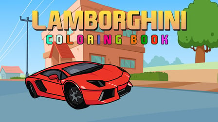 Lamborghini Coloring Book