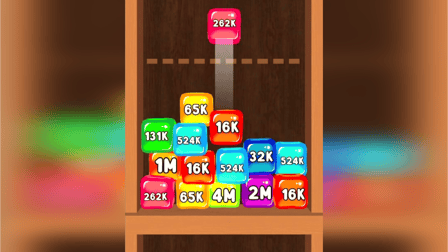 JellyCubes 2048 - Screenshot 1