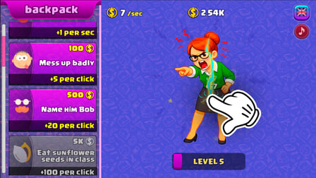 Piss Off the Teacher: Clicker - Screenshot 2