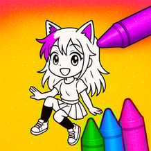 Gacha Life - Livre de coloriage pour Filles