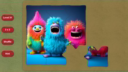 Puzzles with monsters - Screenshot 3