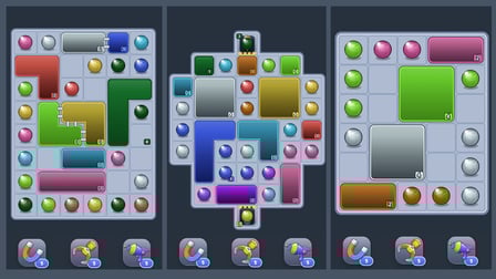 Color Shapes: Ball Sorting - Screenshot 2