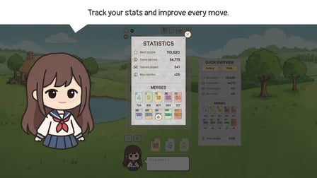 Cards, Merge and Two Geese: 2048 - Screenshot 5