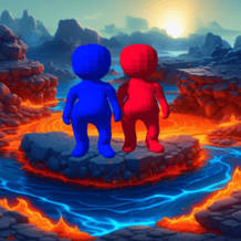 Fire and Water 3d: new adventures