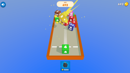 Merge Сubes 2048 3D - Screenshot 4