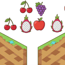 Combine fruits: a beautiful connection!