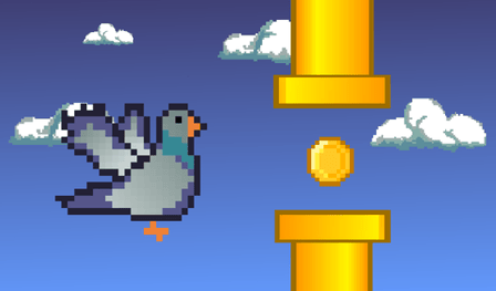 Flappy pigeon