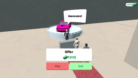 Merge Car Auction 3D! - Screenshot 3